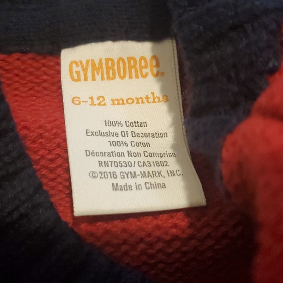 Gymboree | Infant Train Sweater | Red | 6-12 M - Picture 4 of 4